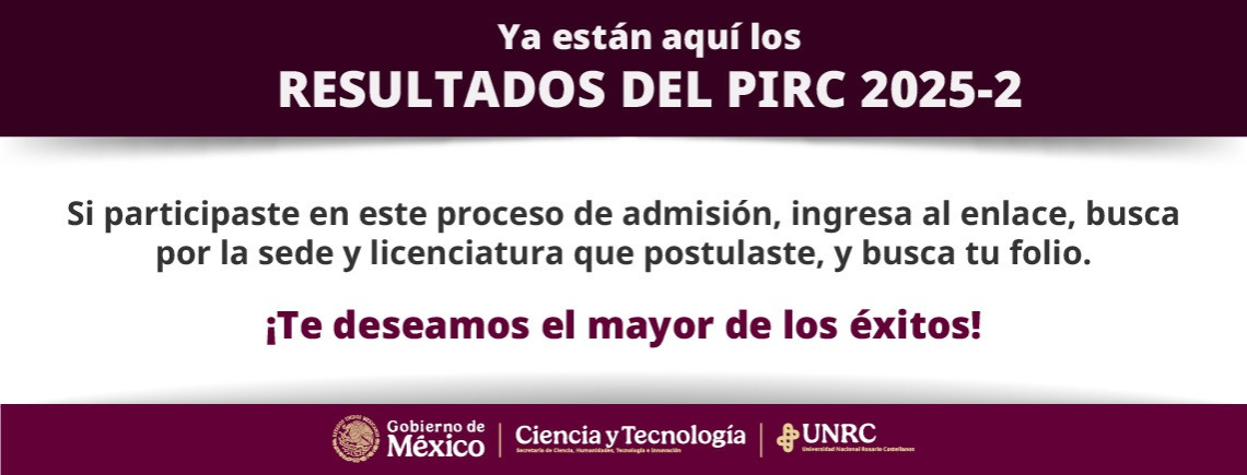 Resultados PIRC 2025-2
